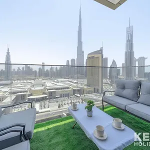 Keyone - 3br With Maids In Downtown Views دبي